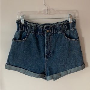 Denim shorts